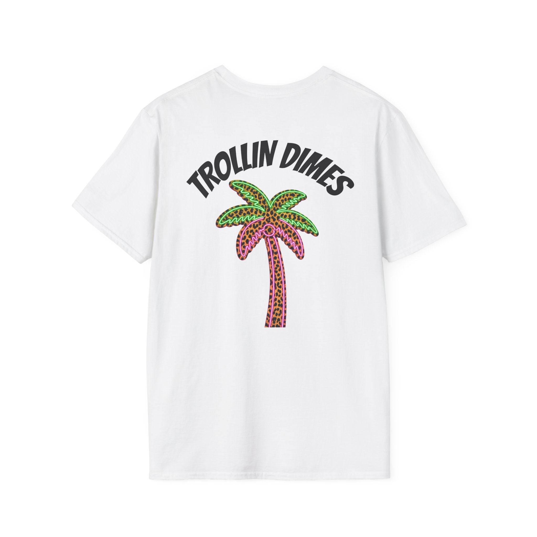 Trollin' Dimes Pink Palms Tee