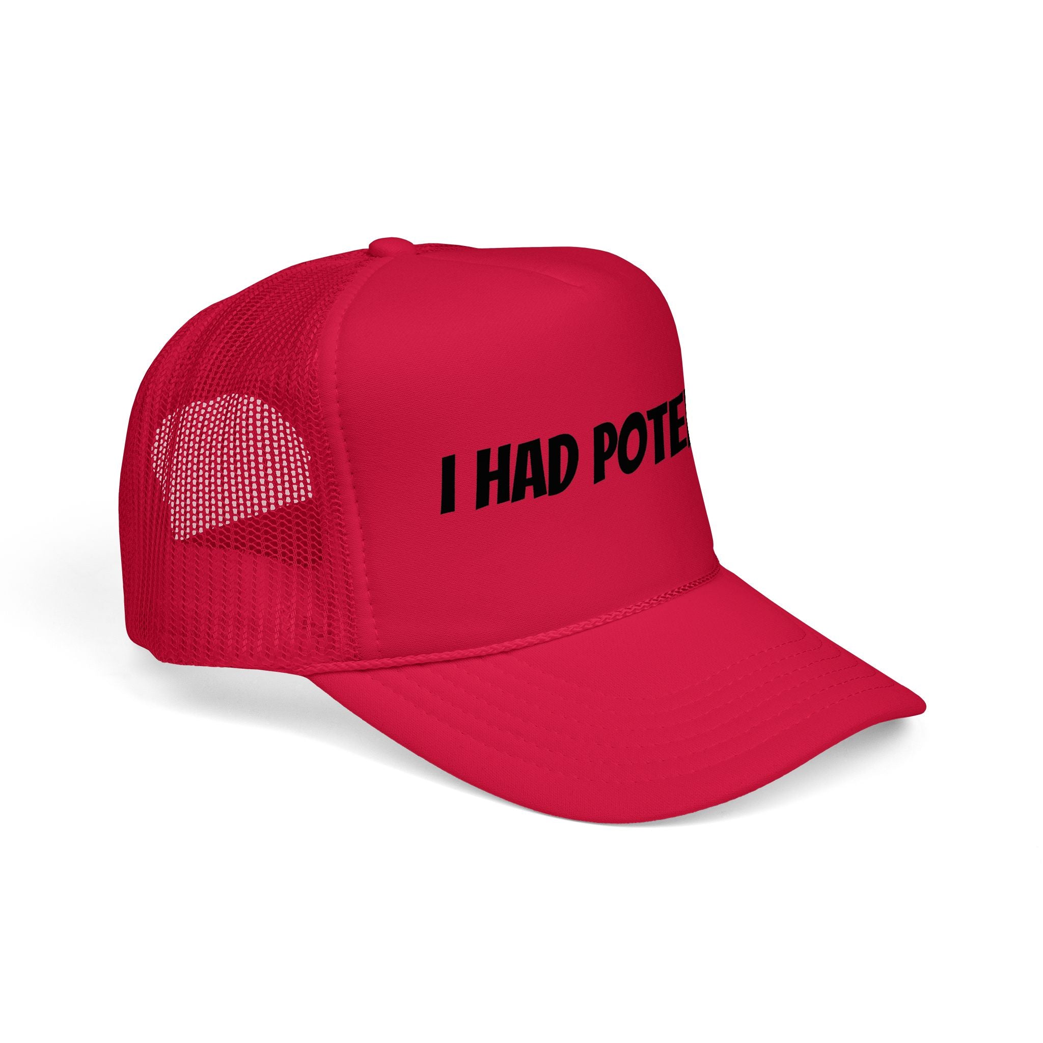 Trucker Hat — 'I Had Potential' Vintage Humorous Foam Cap