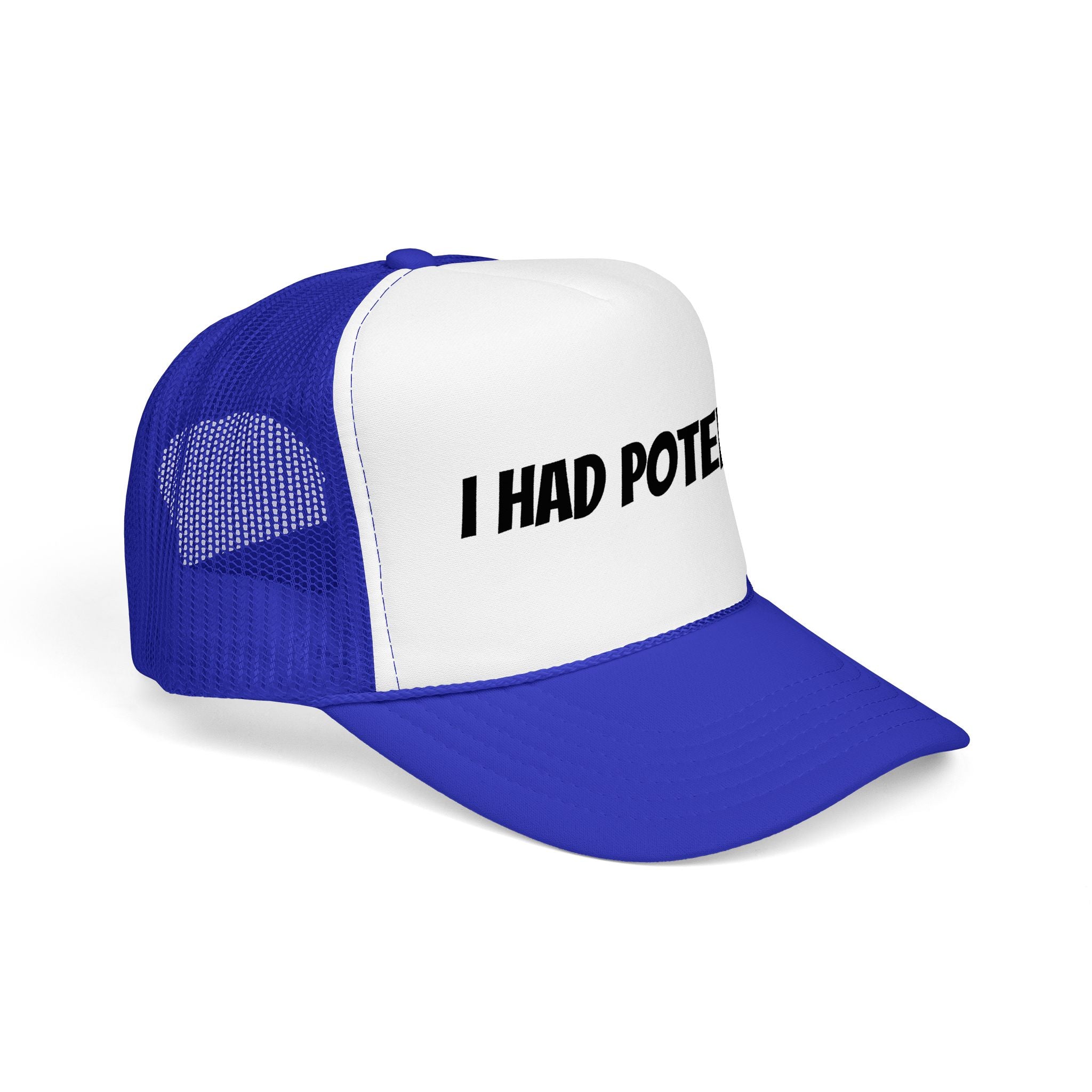 Trucker Hat — 'I Had Potential' Vintage Humorous Foam Cap