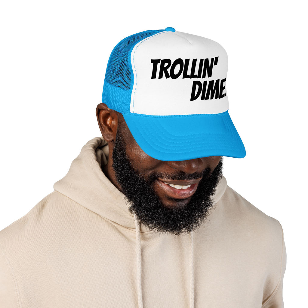 THE LID "Trollin' Dimes" Black Foam Mesh Cap