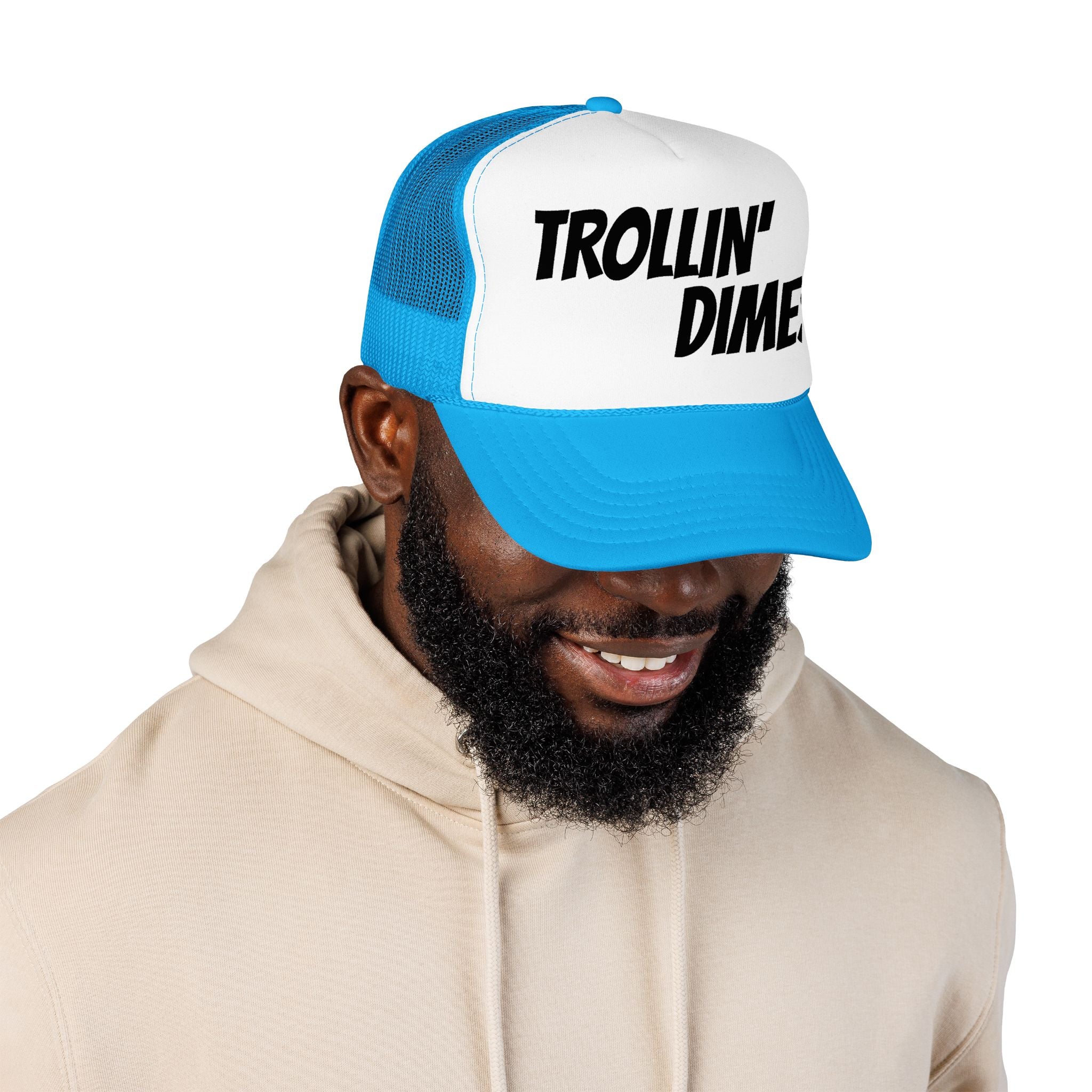 THE LID "Trollin' Dimes" Black Foam Mesh Cap