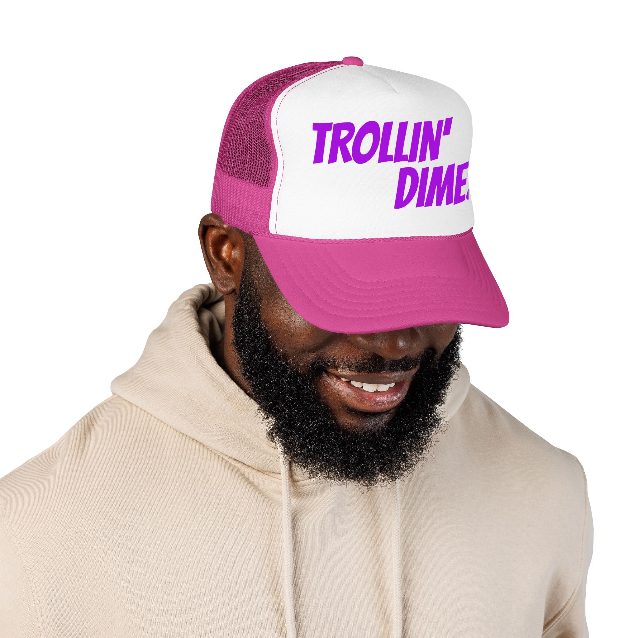 THE LID "Trollin' Dimes" Black Foam Mesh Cap