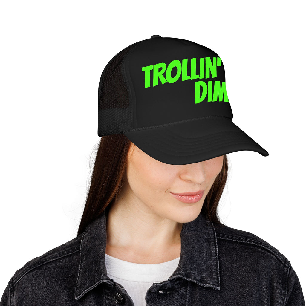 THE LID "Trollin' Dimes" Black Foam Mesh Cap