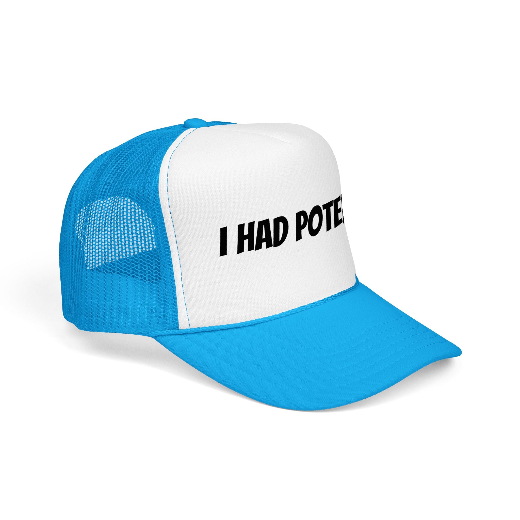 Trucker Hat — 'I Had Potential' Vintage Humorous Foam Cap
