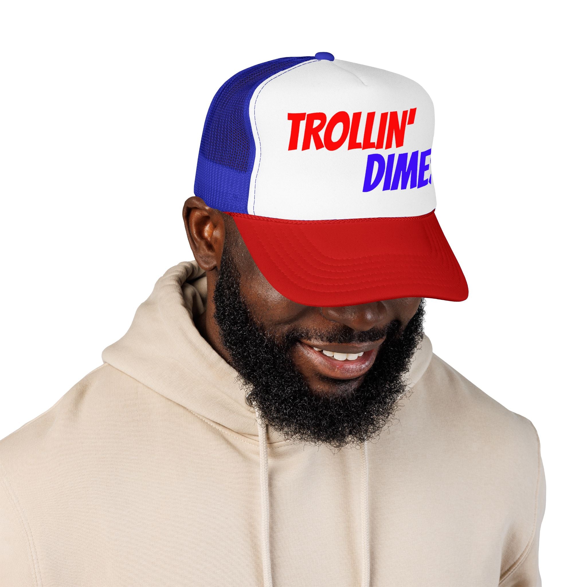 THE LID "Trollin' Dimes" Black Foam Mesh Cap