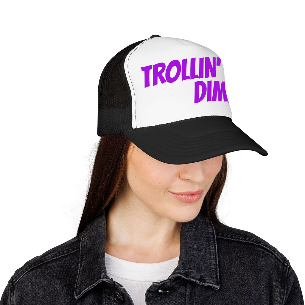 THE LID "Trollin' Dimes" Black Foam Mesh Cap
