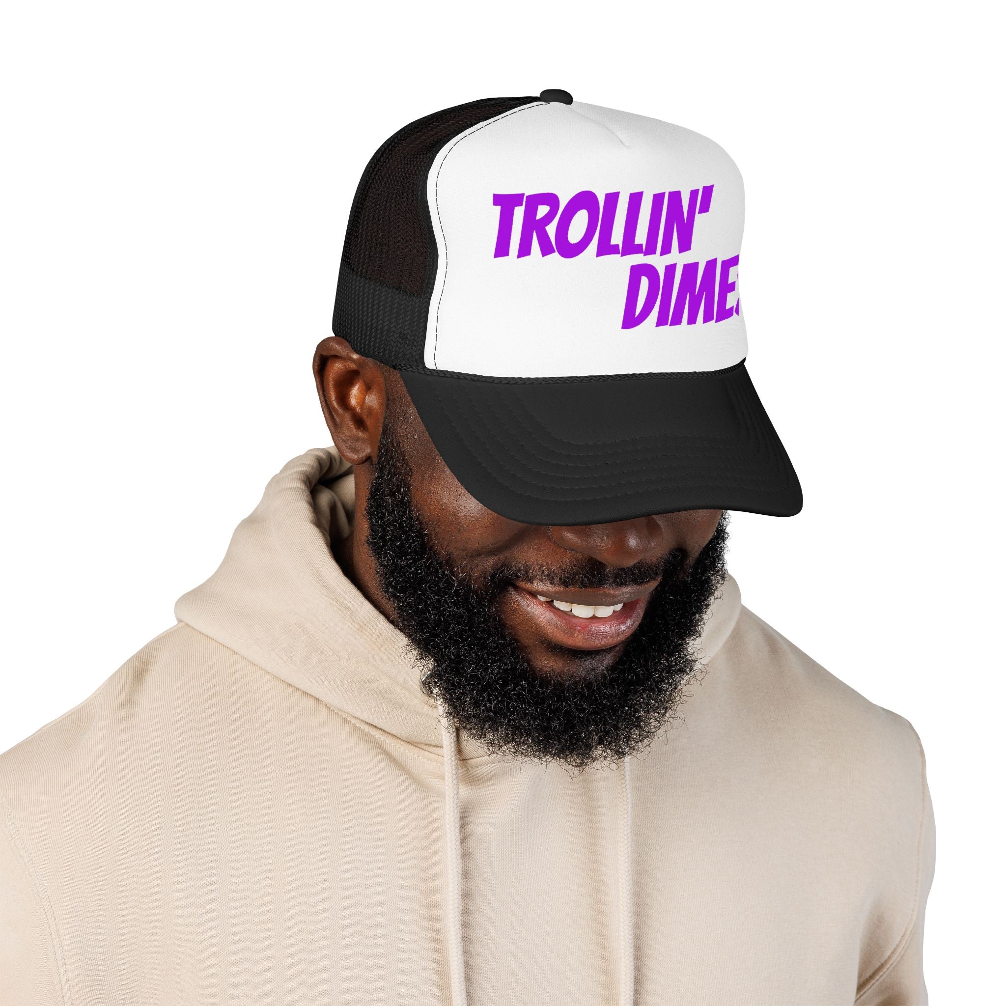 THE LID "Trollin' Dimes" Black Foam Mesh Cap