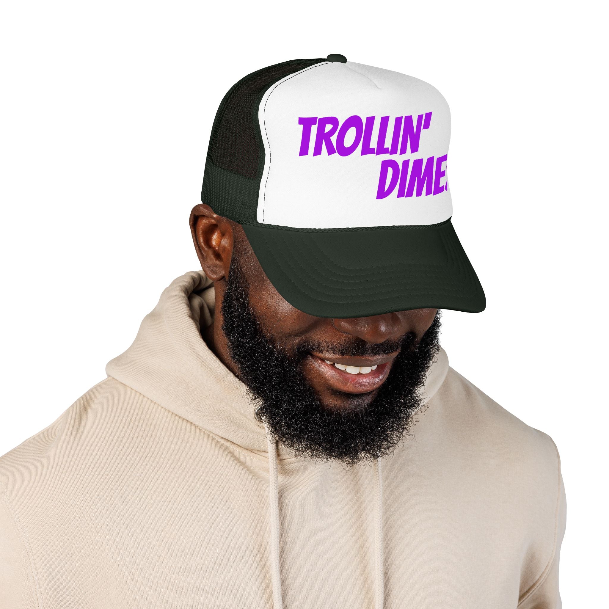 THE LID "Trollin' Dimes" Black Foam Mesh Cap