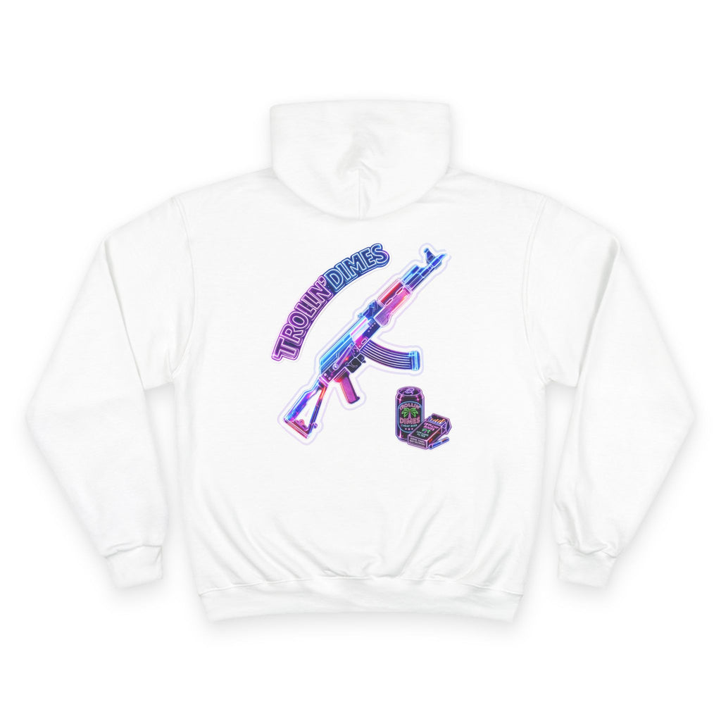 TROLLIN' DIMES- AK RAZZLIN' DAZZLER Graphic Hoodie — Neon