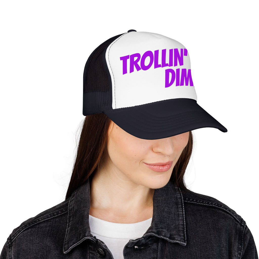 THE LID "Trollin' Dimes" Black Foam Mesh Cap