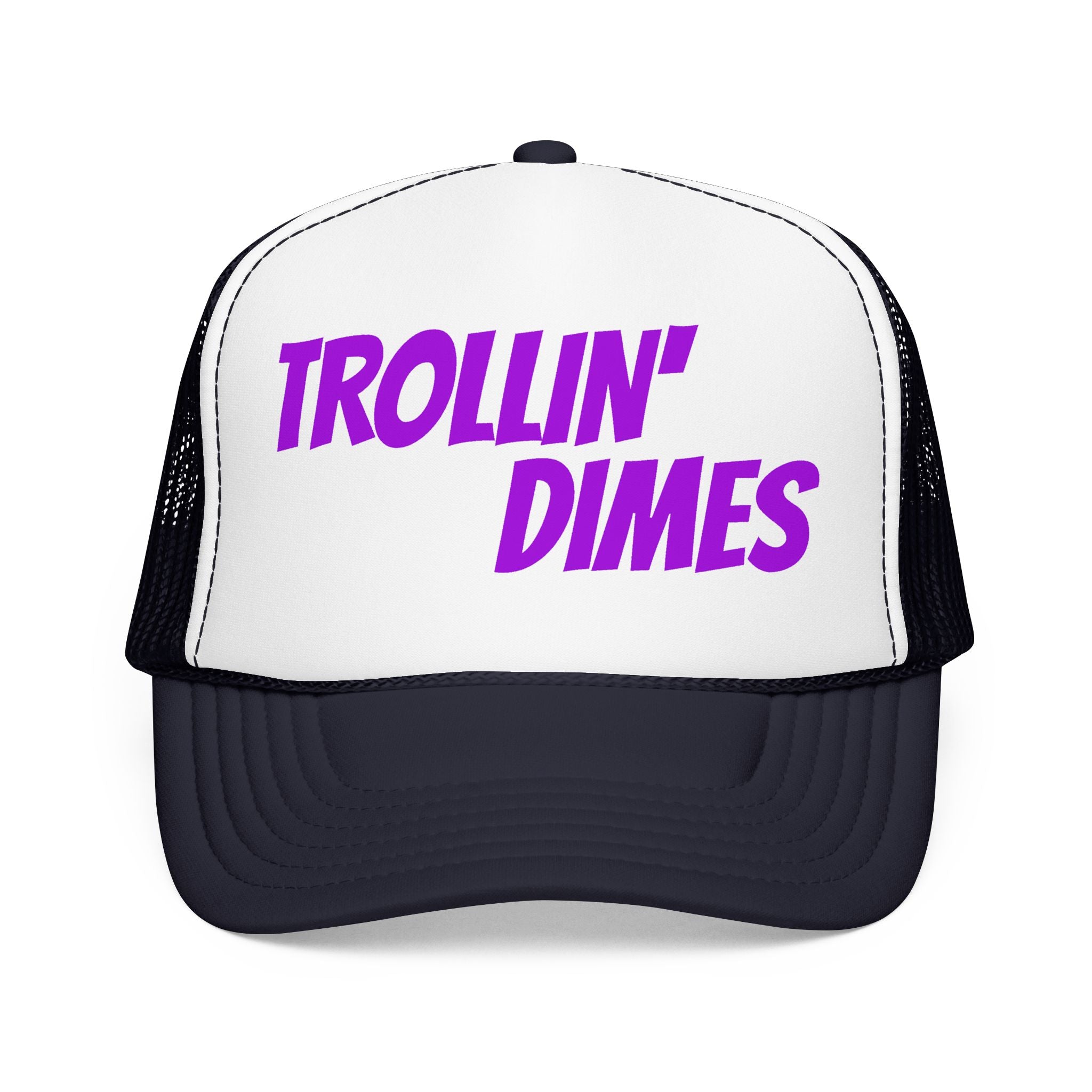 THE LID "Trollin' Dimes" Black Foam Mesh Cap