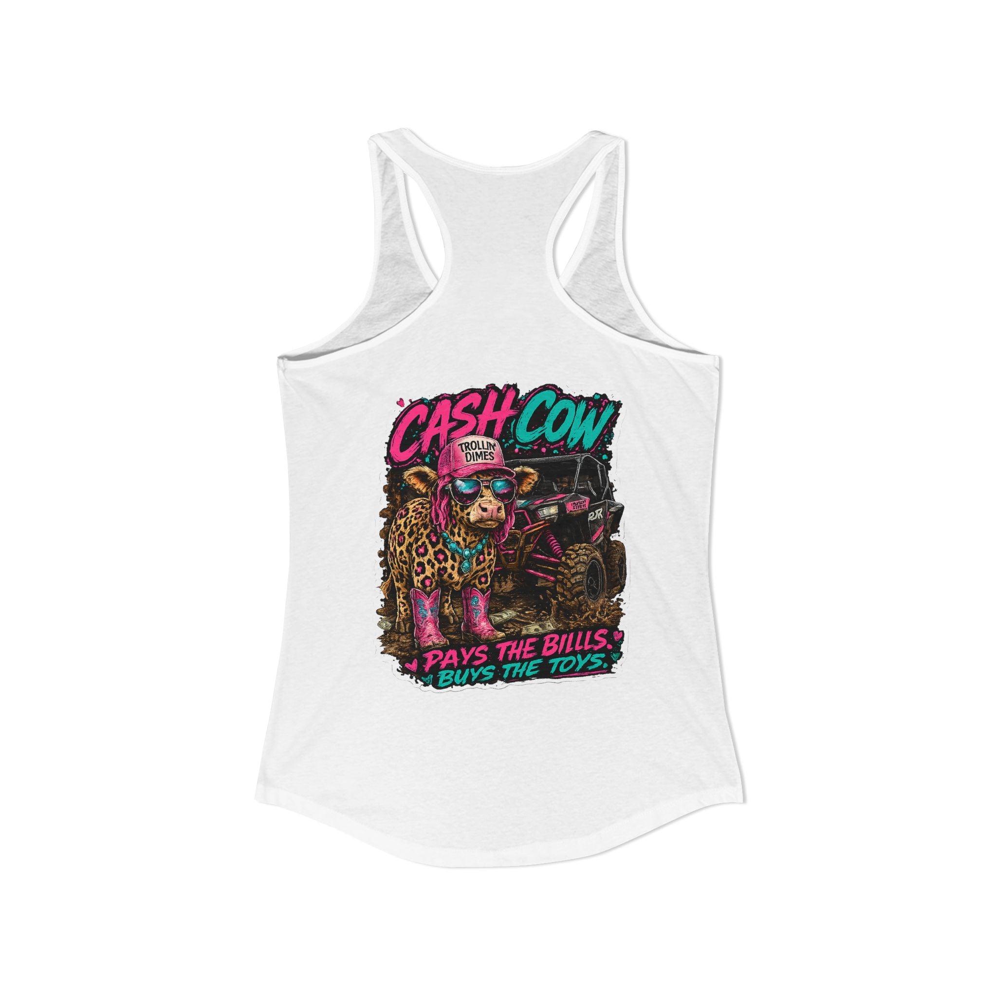 Neon Nights Cash Cow Racerback