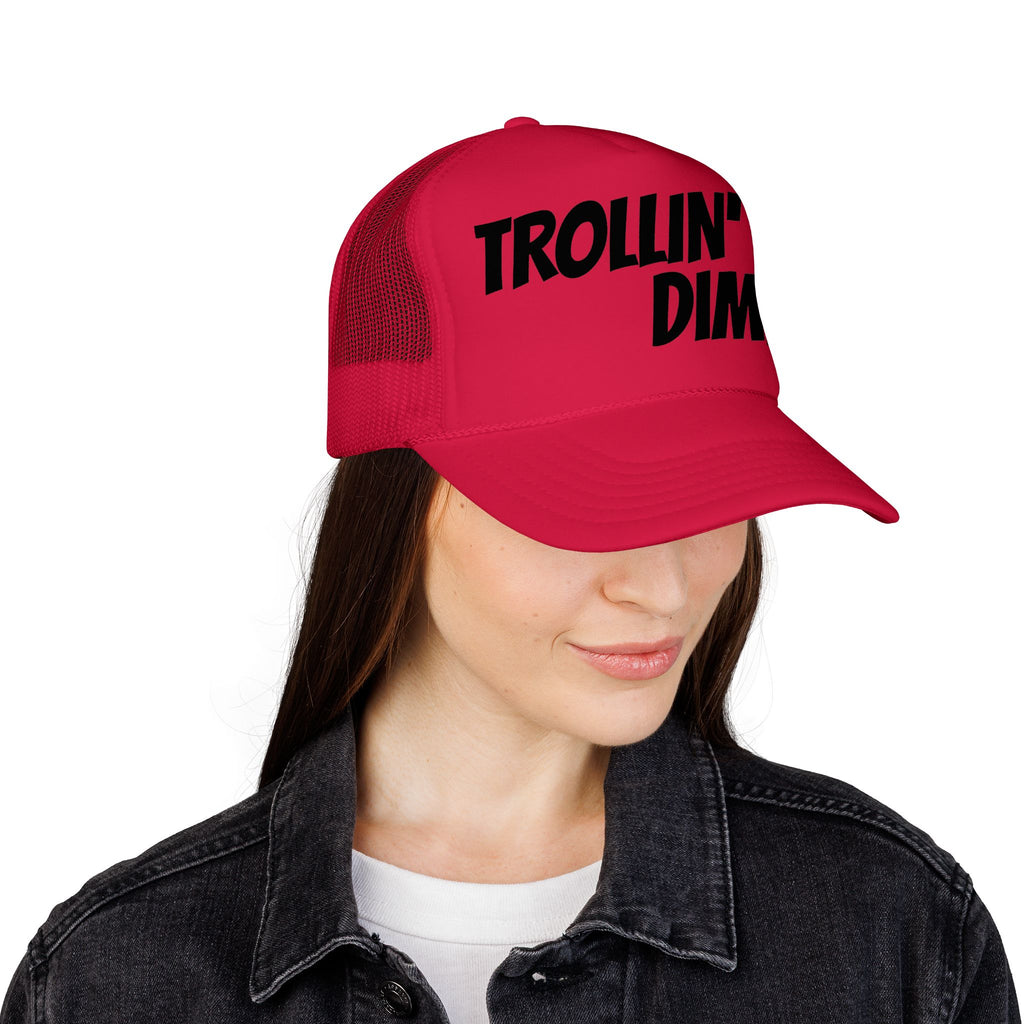 THE LID "Trollin' Dimes" Black Foam Mesh Cap