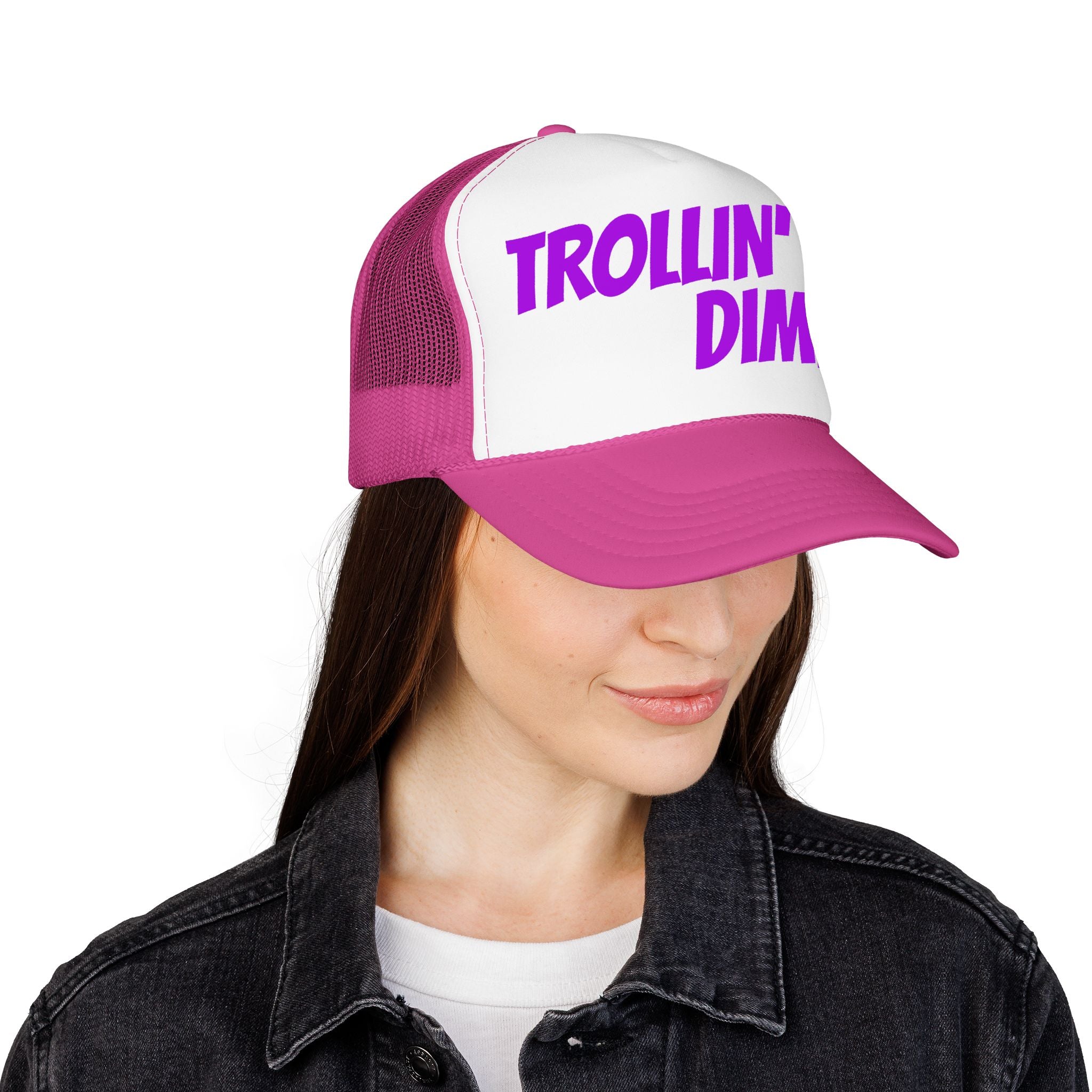 THE LID "Trollin' Dimes" Black Foam Mesh Cap