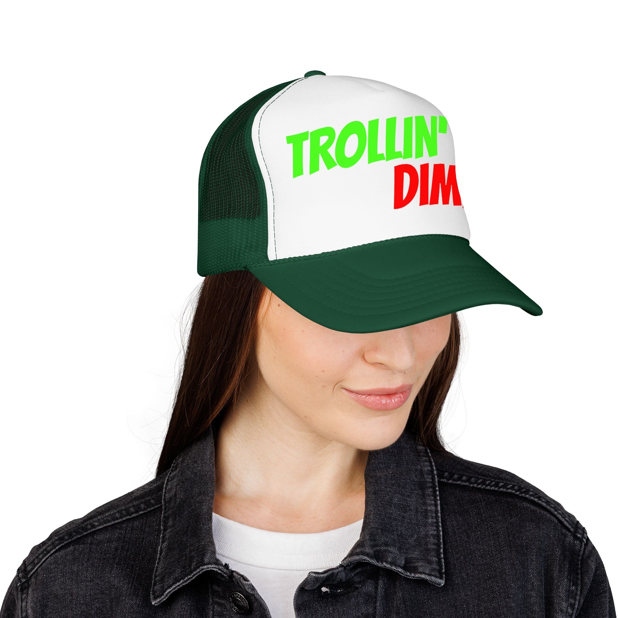 THE LID "Trollin' Dimes" Black Foam Mesh Cap