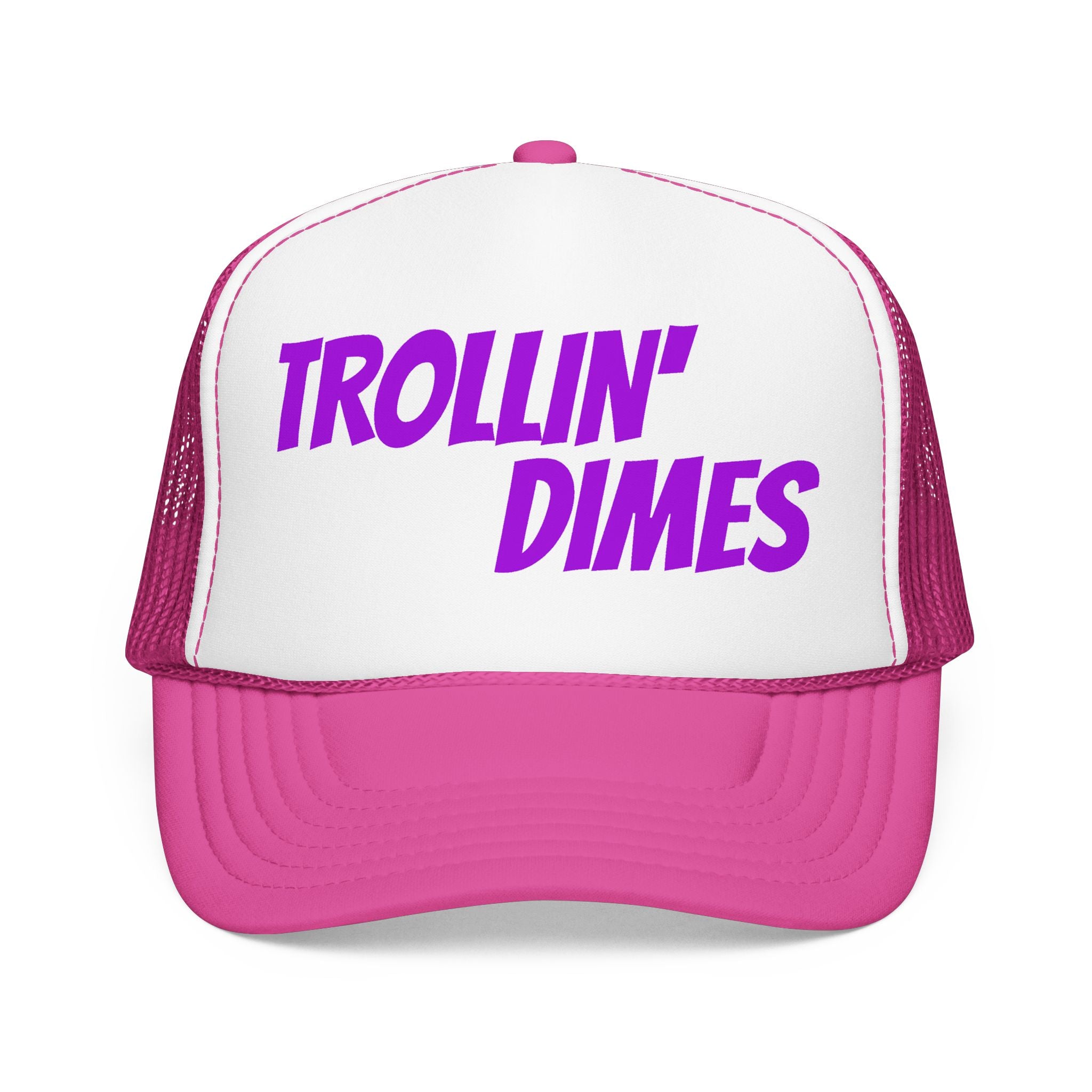 THE LID "Trollin' Dimes" Black Foam Mesh Cap