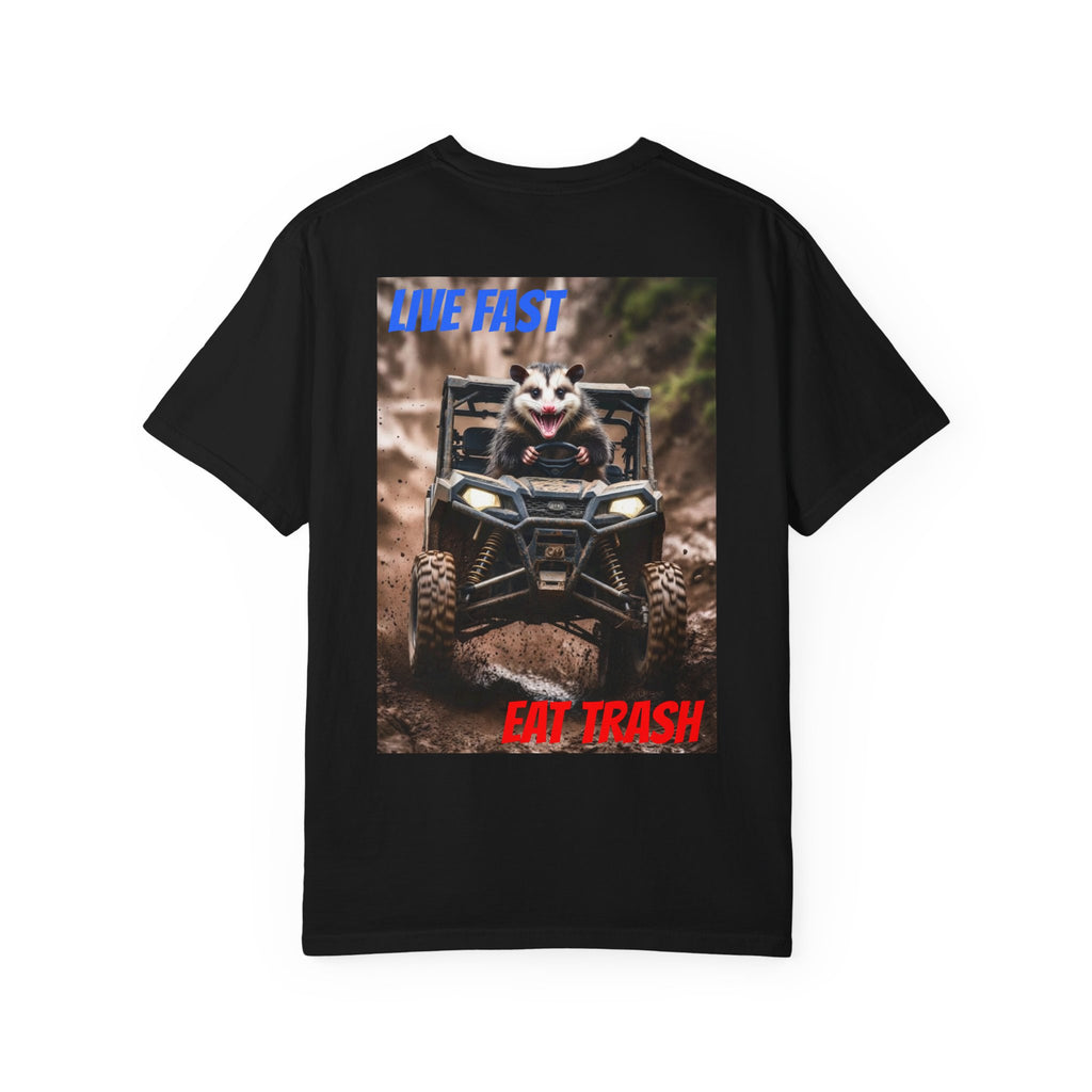 Live Fast Eat Trash – Trollin’ Dimes Off-Road Tee