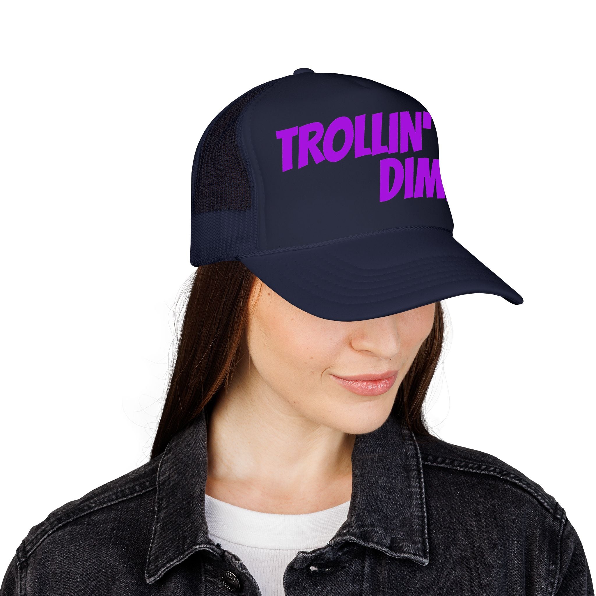THE LID "Trollin' Dimes" Black Foam Mesh Cap