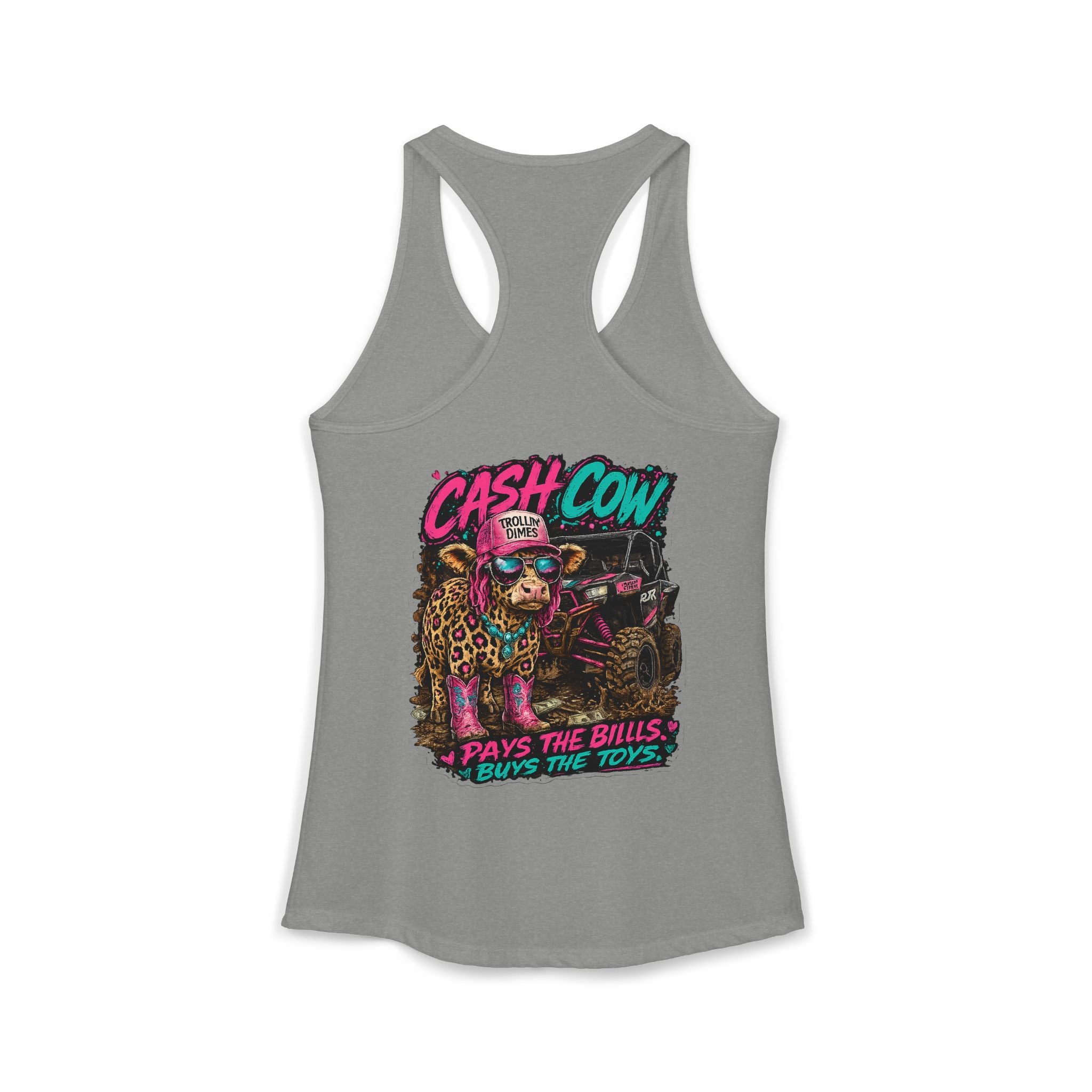 Neon Nights Cash Cow Racerback