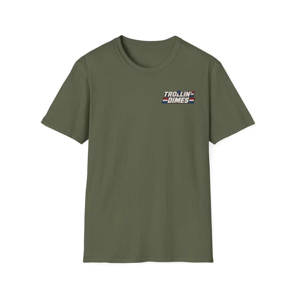 'TROLLIN'DIMES'- Stressed Nation Tee – We're FCK'D Flag