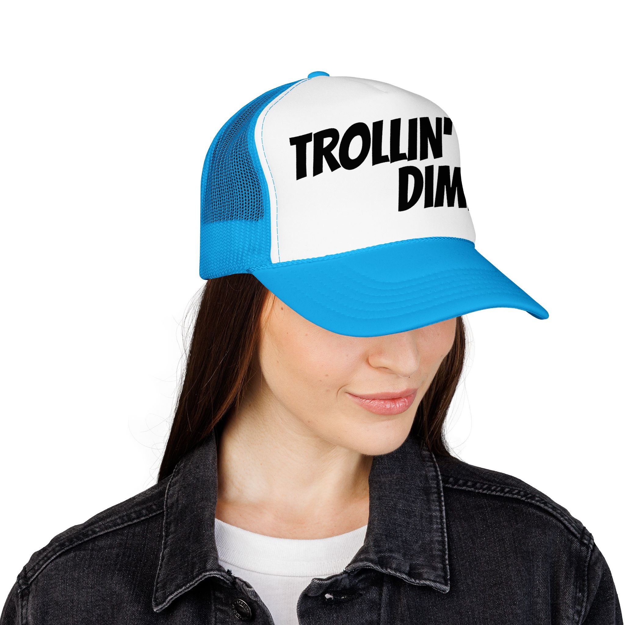 THE LID "Trollin' Dimes" Black Foam Mesh Cap