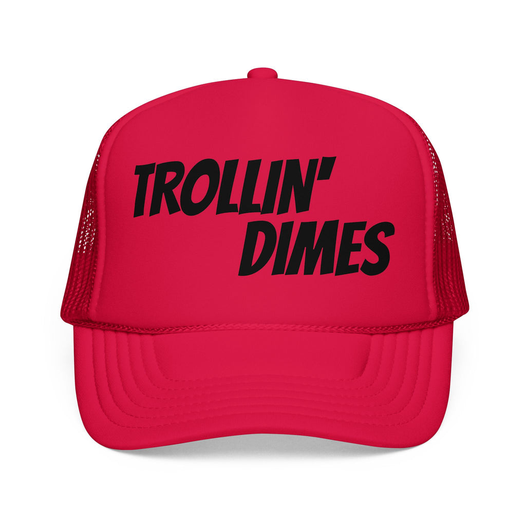 THE LID "Trollin' Dimes" Black Foam Mesh Cap