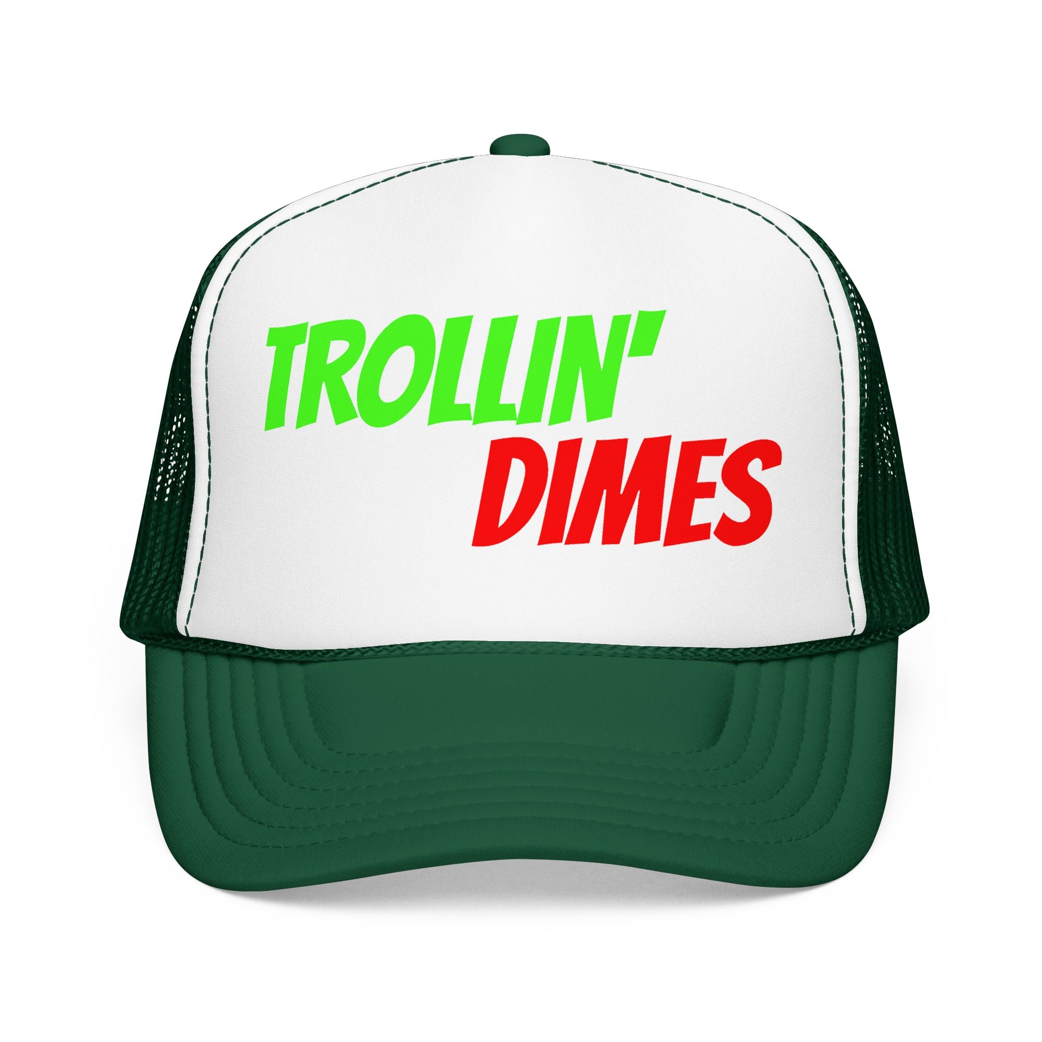 THE LID "Trollin' Dimes" Black Foam Mesh Cap