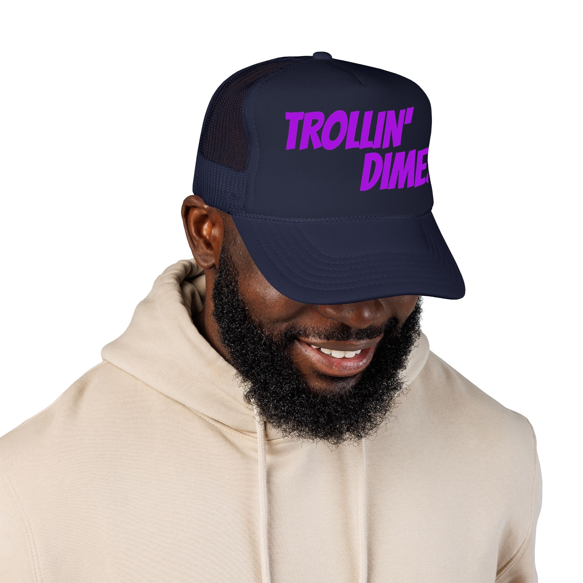 THE LID "Trollin' Dimes" Black Foam Mesh Cap