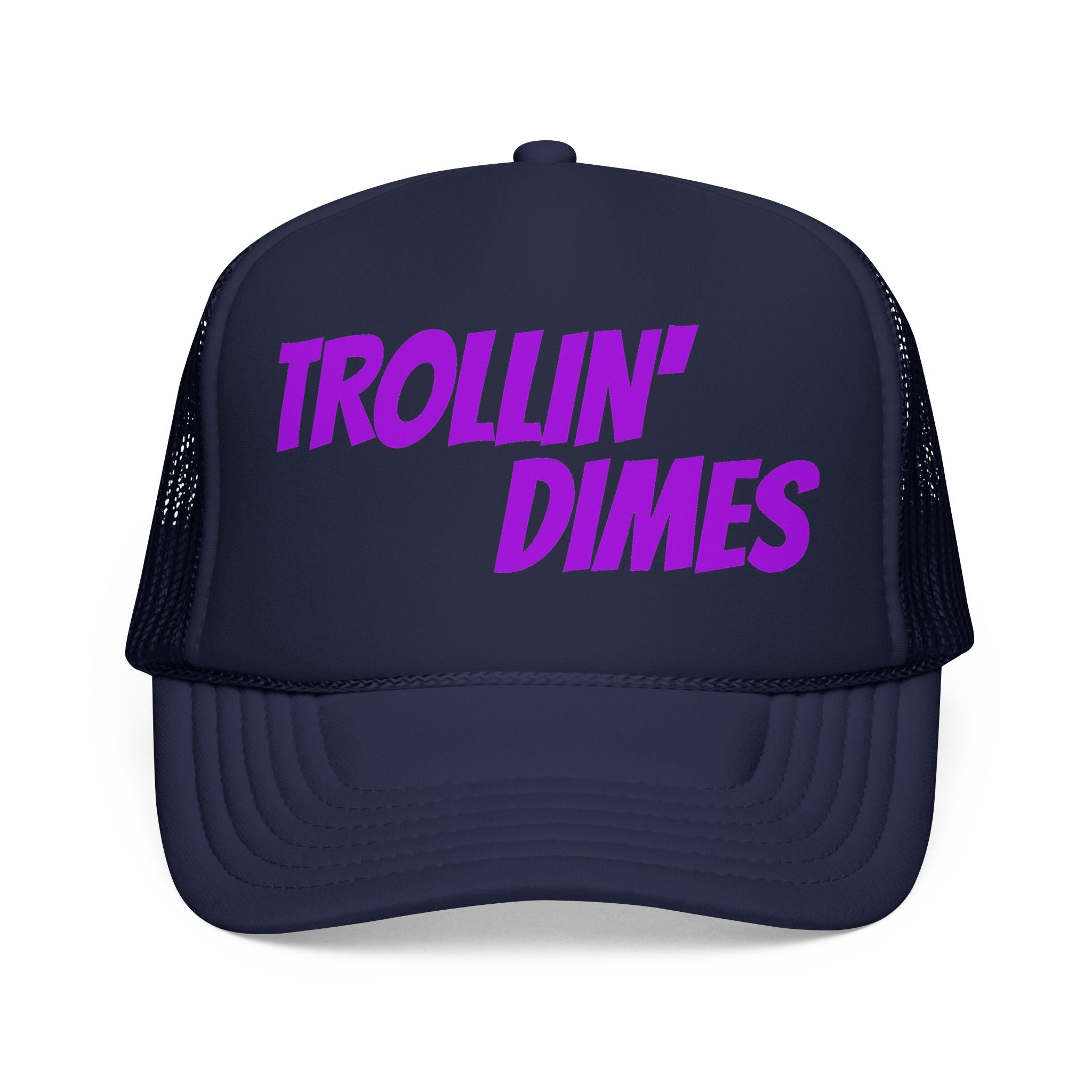 THE LID "Trollin' Dimes" Black Foam Mesh Cap