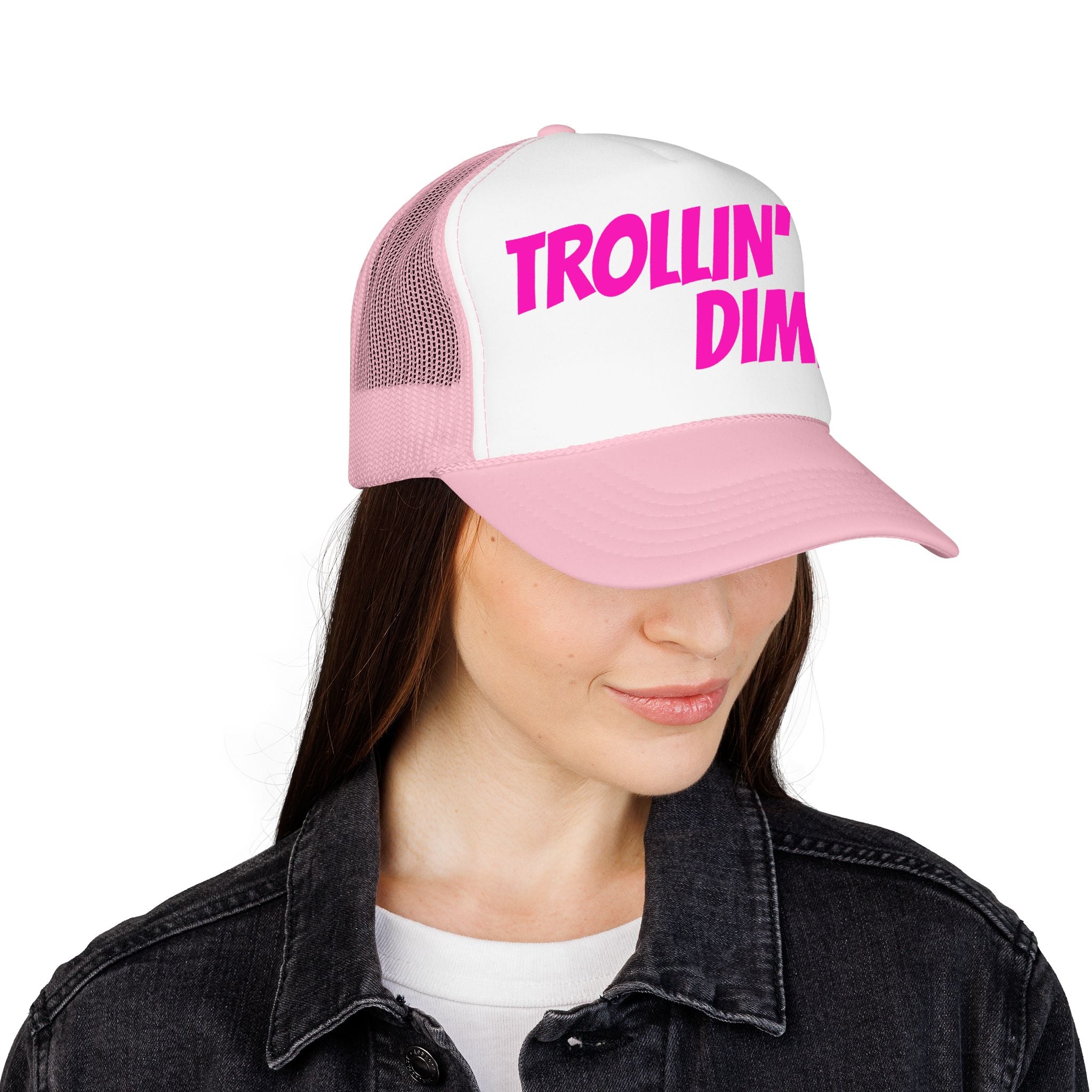 THE LID "Trollin' Dimes" Black Foam Mesh Cap