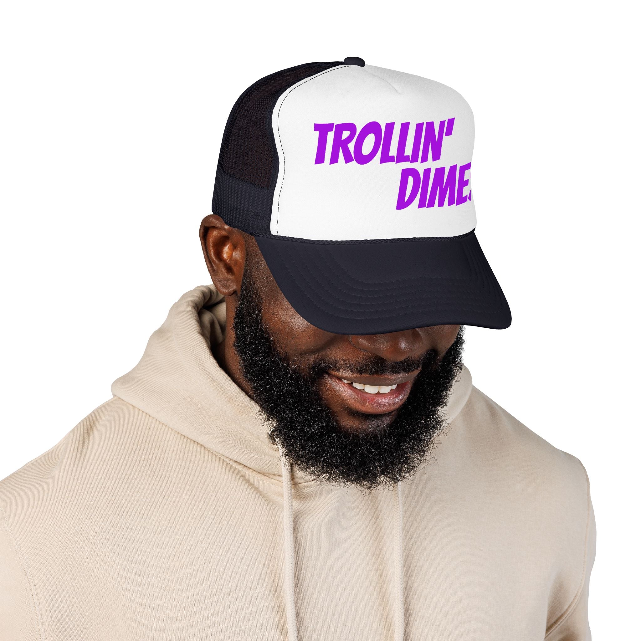 THE LID "Trollin' Dimes" Black Foam Mesh Cap