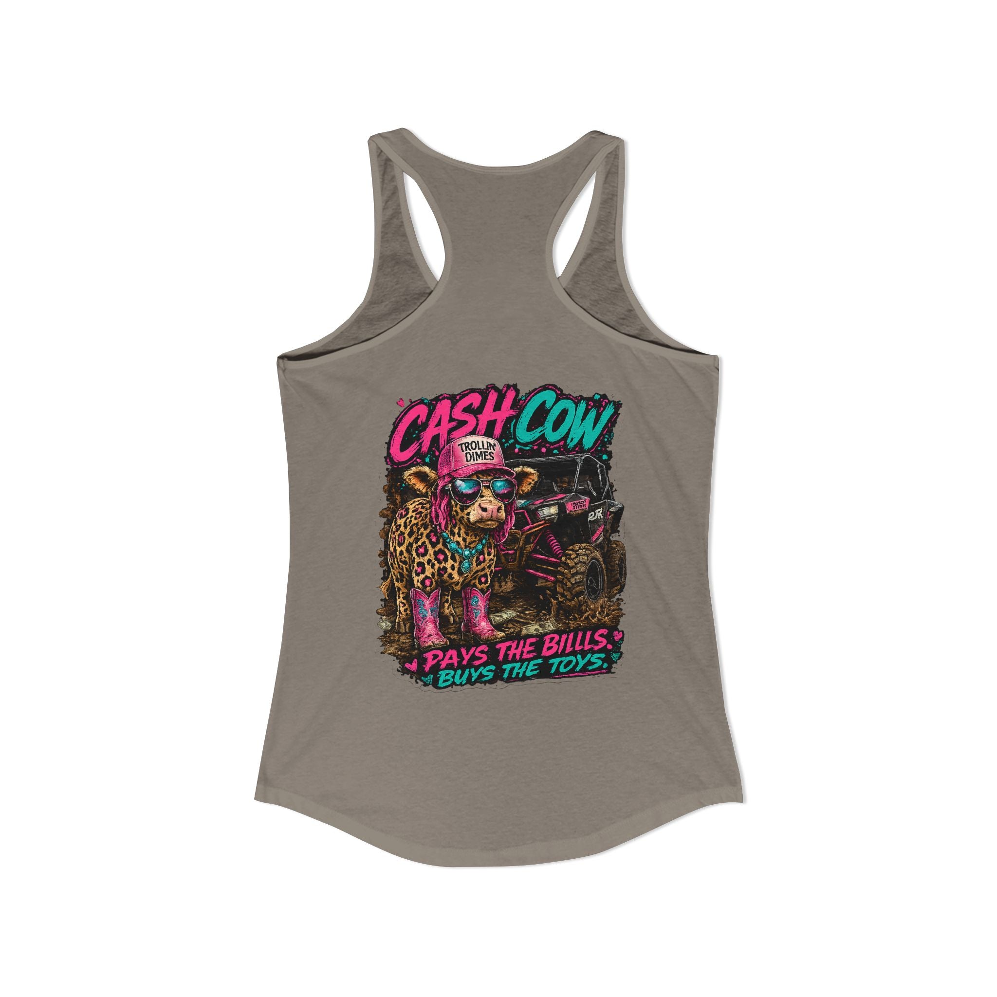 Neon Nights Cash Cow Racerback