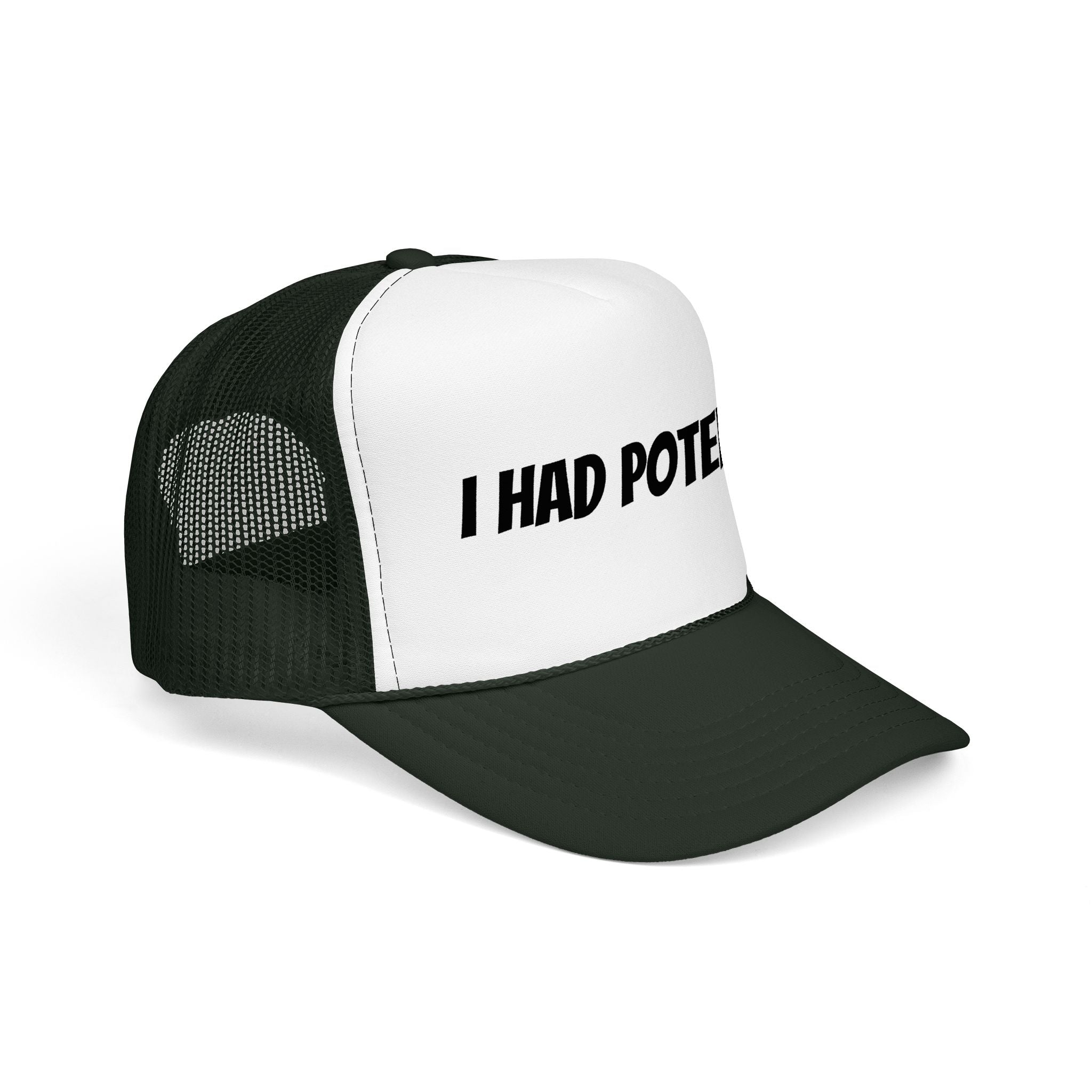 Trucker Hat — 'I Had Potential' Vintage Humorous Foam Cap