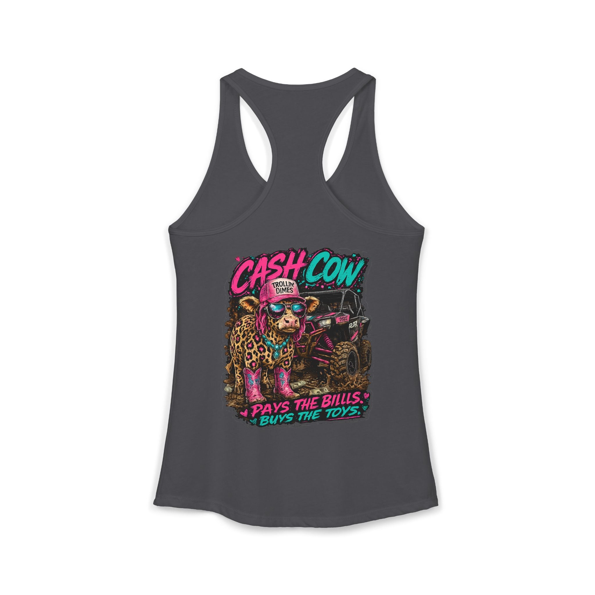Neon Nights Cash Cow Racerback