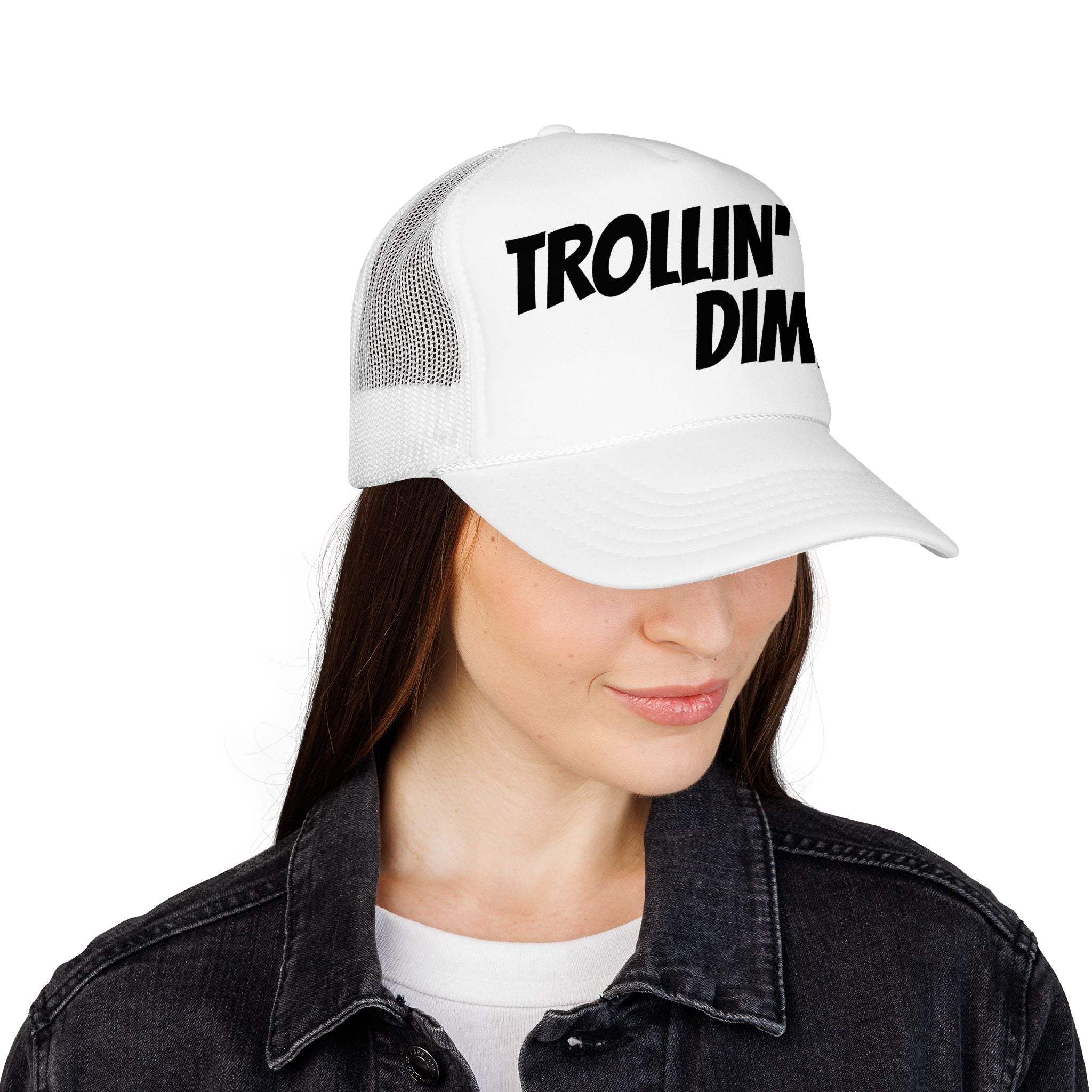 THE LID "Trollin' Dimes" Black Foam Mesh Cap