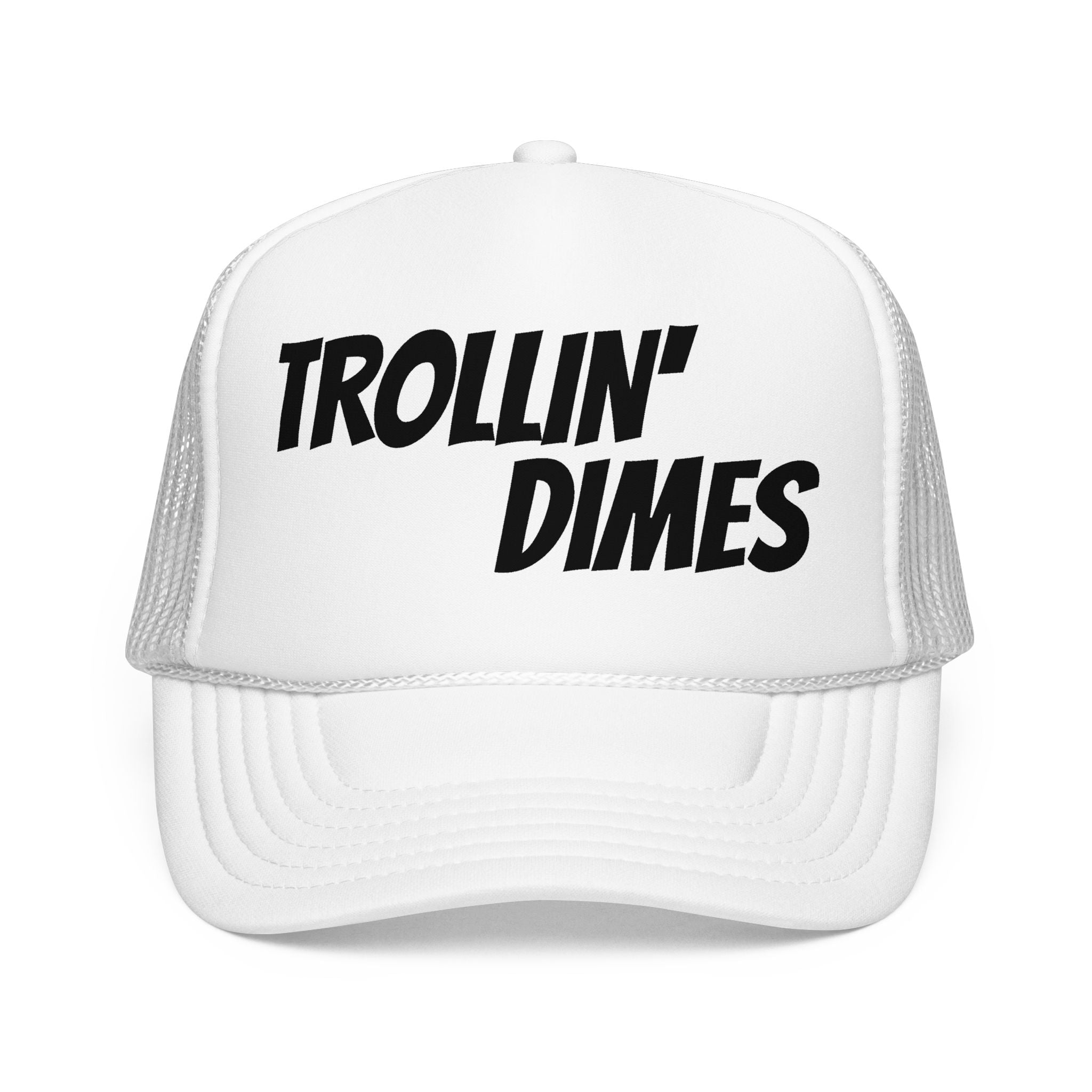 THE LID "Trollin' Dimes" Black Foam Mesh Cap