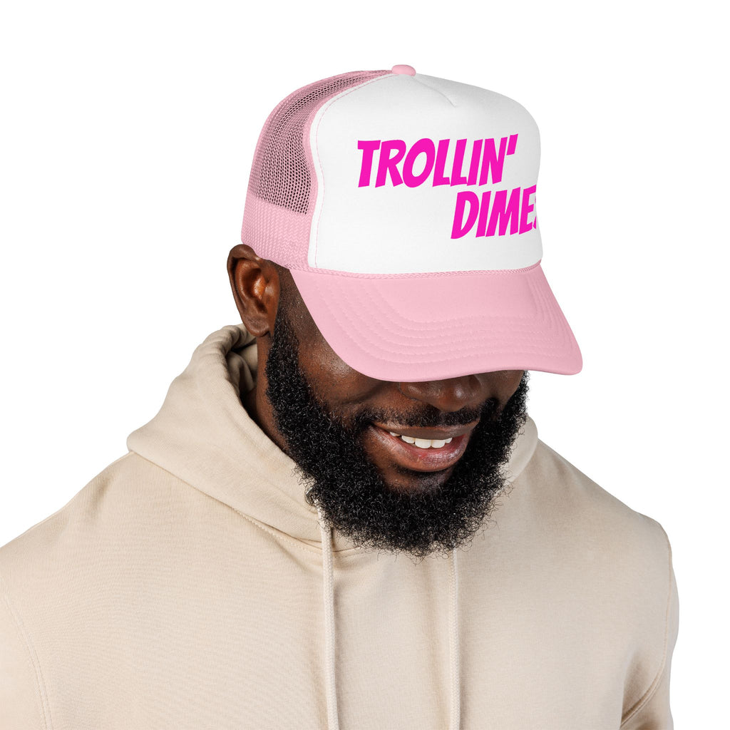 THE LID "Trollin' Dimes" Black Foam Mesh Cap
