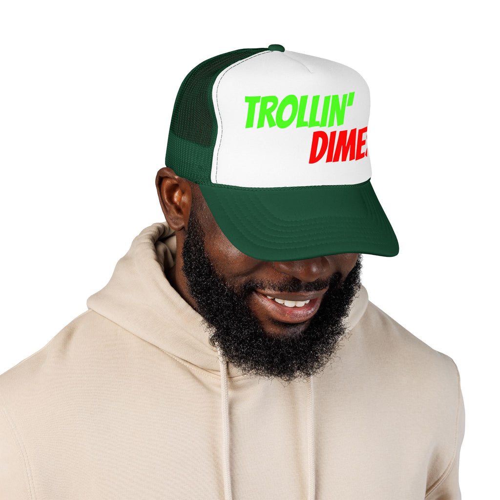 THE LID "Trollin' Dimes" Black Foam Mesh Cap