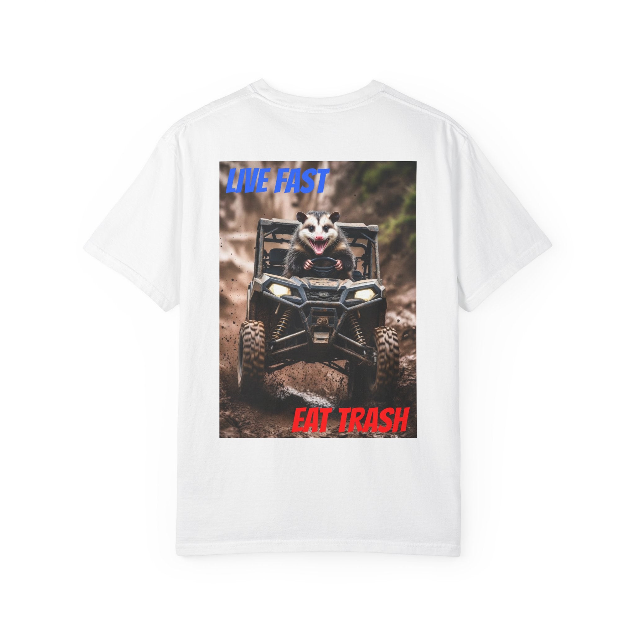 Live Fast Eat Trash – Trollin’ Dimes Off-Road Tee