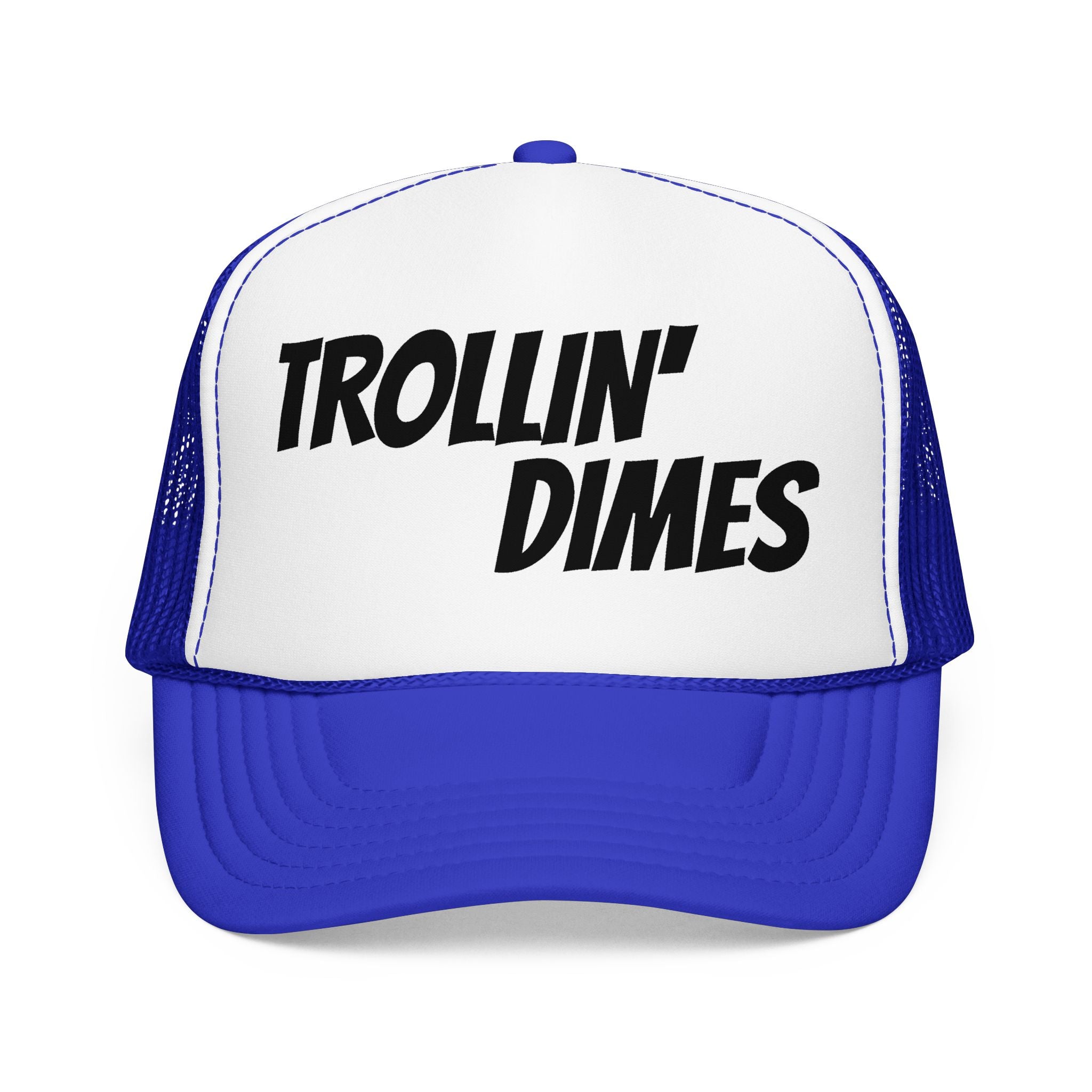 THE LID "Trollin' Dimes" Black Foam Mesh Cap