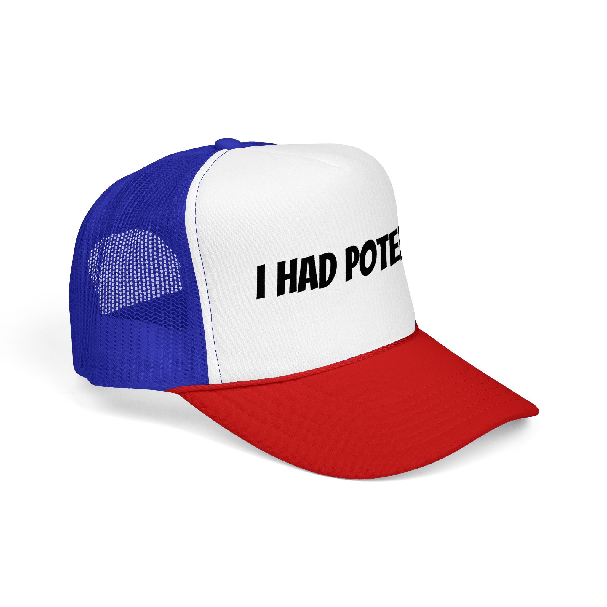 Trucker Hat — 'I Had Potential' Vintage Humorous Foam Cap